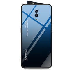 Estuche de vidrio con degradado de color para OPPO K1/R15X, OPPO R17, OPPO Reno y Galaxy S8