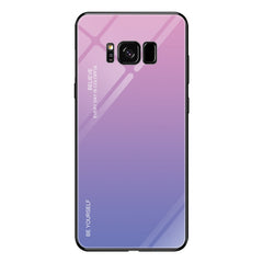 Estuche de vidrio con degradado de color para OPPO K1/R15X, OPPO R17, OPPO Reno y Galaxy S8