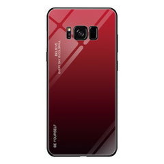 Estuche de vidrio con degradado de color para OPPO K1/R15X, OPPO R17, OPPO Reno y Galaxy S8