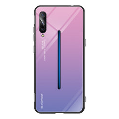 Gradient Color Glass Case, For Vivo IQOO, For VIVO V15 Pro, For VIVO X27, For Xiaomi Mi CC9