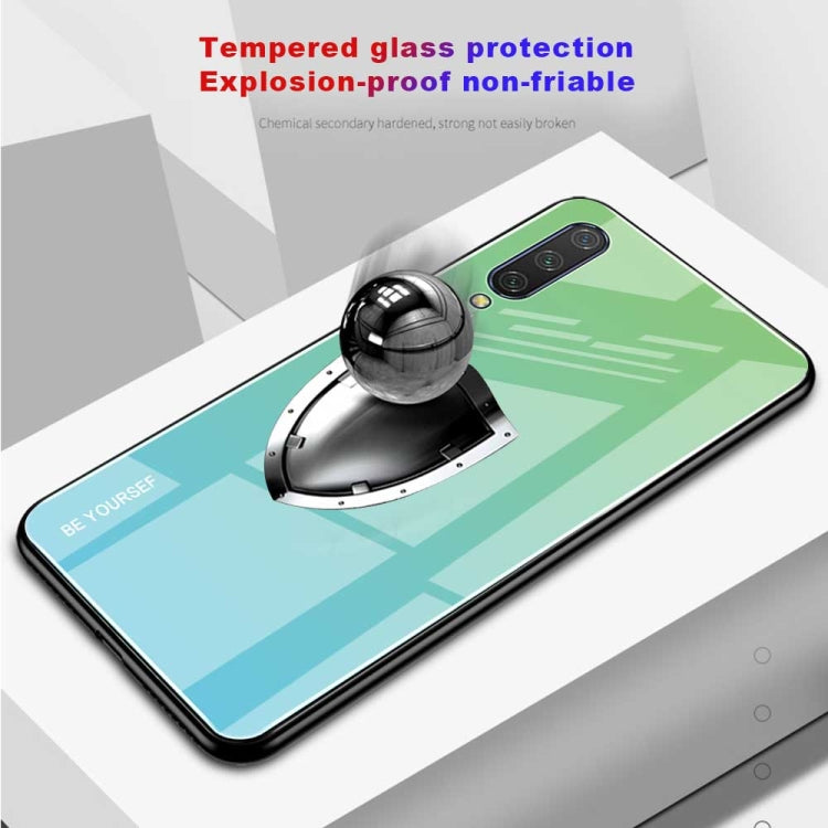 Farbverlauf-Glasgehäuse, für Xiaomi Mi Mix, für Huawei Y7 (2019), für Huawei Honor 7C, für Huawei Enjoy 9s