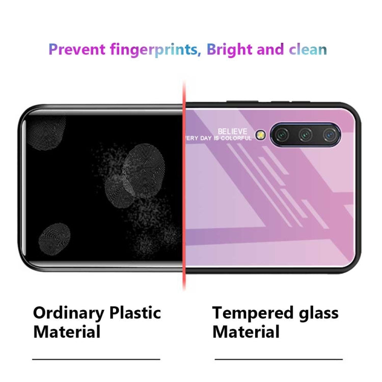 Farbverlauf-Glasgehäuse, für Xiaomi Mi Mix, für Huawei Y7 (2019), für Huawei Honor 7C, für Huawei Enjoy 9s