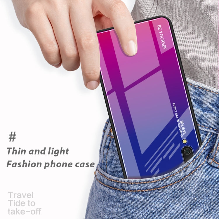 Farbverlauf-Glasgehäuse, für Xiaomi Mi Mix, für Huawei Y7 (2019), für Huawei Honor 7C, für Huawei Enjoy 9s