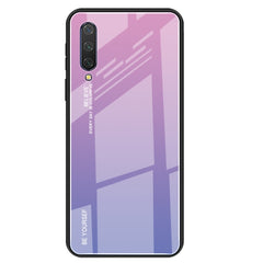 Gradient Color Glass Case, For Vivo IQOO, For VIVO V15 Pro, For VIVO X27, For Xiaomi Mi CC9