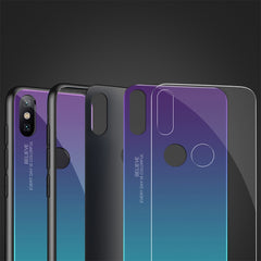 Gradient Color Glass Case, For Xiaomi Mi Mix, For Huawei Y7 (2019), For Huawei Honor 7C, For Huawei Enjoy 9s