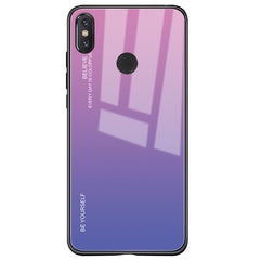 Gradient Color Glass Case, For Xiaomi Mi Mix, For Huawei Y7 (2019), For Huawei Honor 7C, For Huawei Enjoy 9s