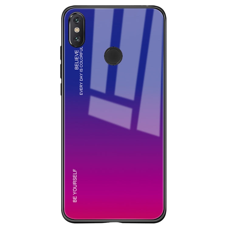 Farbverlauf-Glasgehäuse, für Xiaomi Mi Mix, für Huawei Y7 (2019), für Huawei Honor 7C, für Huawei Enjoy 9s