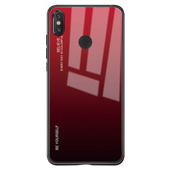 Gradient Color Glass Case, For Xiaomi Mi Mix, For Huawei Y7 (2019), For Huawei Honor 7C, For Huawei Enjoy 9s