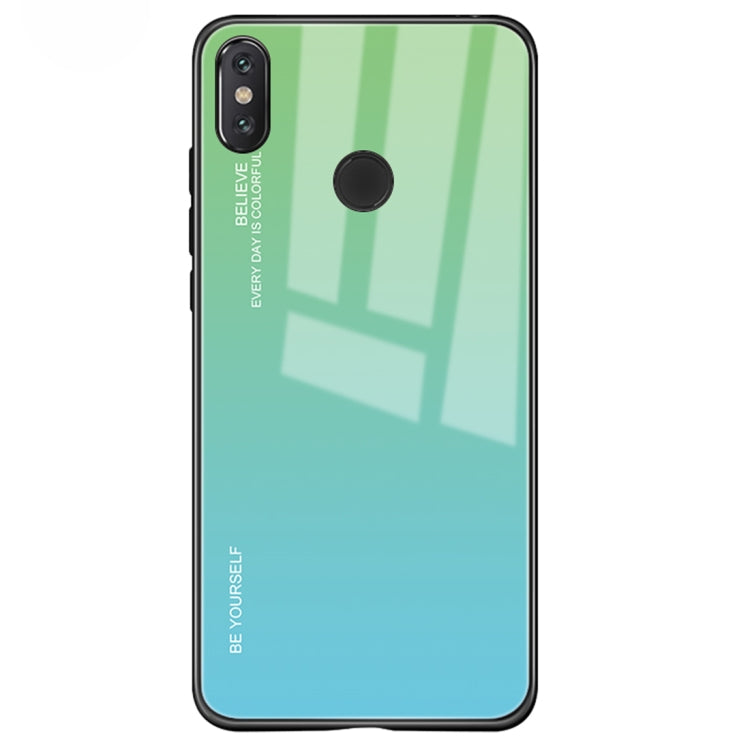 Farbverlauf-Glasgehäuse, für Xiaomi Mi Mix, für Huawei Y7 (2019), für Huawei Honor 7C, für Huawei Enjoy 9s