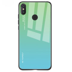 Gradient Color Glass Case, For Xiaomi Mi Mix, For Huawei Y7 (2019), For Huawei Honor 7C, For Huawei Enjoy 9s