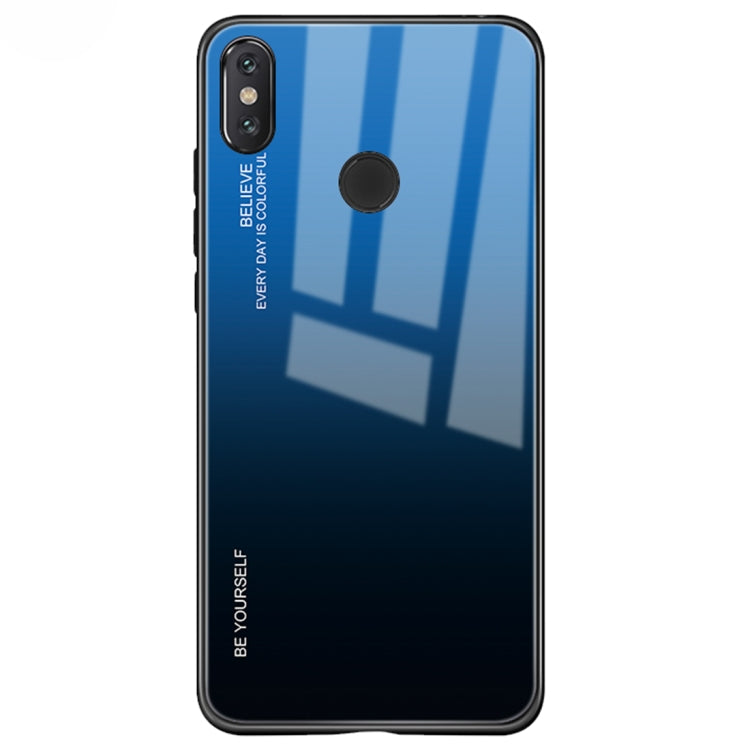 Farbverlauf-Glasgehäuse, für Xiaomi Mi Mix, für Huawei Y7 (2019), für Huawei Honor 7C, für Huawei Enjoy 9s