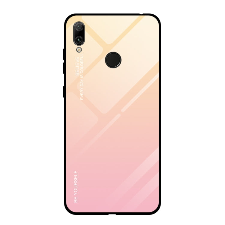 Farbverlauf-Glasgehäuse, für Xiaomi Mi Mix, für Huawei Y7 (2019), für Huawei Honor 7C, für Huawei Enjoy 9s