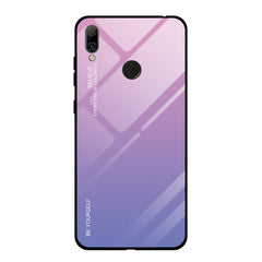 Gradient Color Glass Case, For Xiaomi Mi Mix, For Huawei Y7 (2019), For Huawei Honor 7C, For Huawei Enjoy 9s