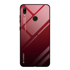 Gradient Color Glass Case, For Xiaomi Mi Mix, For Huawei Y7 (2019), For Huawei Honor 7C, For Huawei Enjoy 9s