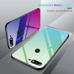 Gradient Color Glass Case, For Huawei Honor 7C, For Huawei Enjoy 9s, For Xiaomi Redmi K20
