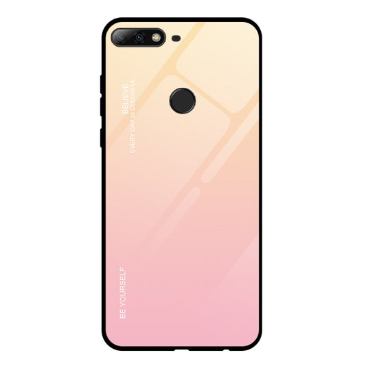 Gradient Color Glass Case, For Huawei Honor 7C, For Huawei Enjoy 9s, For Xiaomi Redmi K20