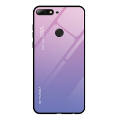 Gradient Color Glass Case, For Huawei Honor 7C, For Huawei Enjoy 9s, For Xiaomi Redmi K20