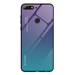 Gradient Color Glass Case, For Huawei Honor 7C, For Huawei Enjoy 9s, For Xiaomi Redmi K20