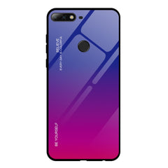 Gradient Color Glass Case, For Huawei Honor 7C, For Huawei Enjoy 9s, For Xiaomi Redmi K20