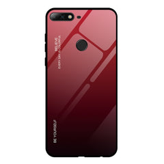 Gradient Color Glass Case, For Huawei Honor 7C, For Huawei Enjoy 9s, For Xiaomi Redmi K20