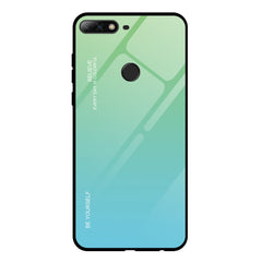 Gradient Color Glass Case, For Huawei Honor 7C, For Huawei Enjoy 9s, For Xiaomi Redmi K20