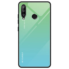 Gradient Color Glass Case, For Huawei Honor 7C, For Huawei Enjoy 9s, For Xiaomi Redmi K20