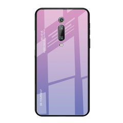 Gradient Color Glass Case, For Huawei Honor 7C, For Huawei Enjoy 9s, For Xiaomi Redmi K20