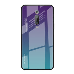 Gradient Color Glass Case, For Huawei Honor 7C, For Huawei Enjoy 9s, For Xiaomi Redmi K20
