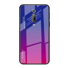 Gradient Color Glass Case, For Huawei Honor 7C, For Huawei Enjoy 9s, For Xiaomi Redmi K20