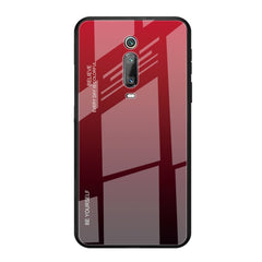 Estuche de vidrio con degradado de color, para Xiaomi Redmi K20, para Xiaomi Redmi Note 5 Pro, para Xiaomi Redmi Note 7, para Huawei Mate 20