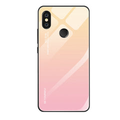 Estuche de vidrio con degradado de color, para Xiaomi Redmi K20, para Xiaomi Redmi Note 5 Pro, para Xiaomi Redmi Note 7, para Huawei Mate 20