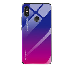 Estuche de vidrio con degradado de color, para Xiaomi Redmi K20, para Xiaomi Redmi Note 5 Pro, para Xiaomi Redmi Note 7, para Huawei Mate 20