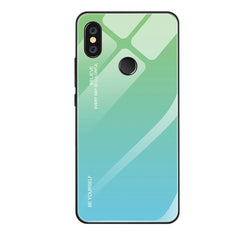 Estuche de vidrio con degradado de color, para Xiaomi Redmi K20, para Xiaomi Redmi Note 5 Pro, para Xiaomi Redmi Note 7, para Huawei Mate 20