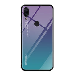 Estuche de vidrio con degradado de color, para Xiaomi Redmi K20, para Xiaomi Redmi Note 5 Pro, para Xiaomi Redmi Note 7, para Huawei Mate 20