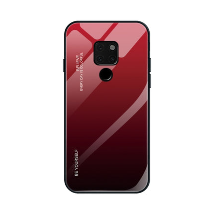 Gradient Color Glass Case, For Huawei Mate 20, For Huawei P30 Lite, For Huawei P30