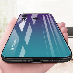 Gradient Color Glass Case, For Huawei Nova 4, For Huawei P30 Lite, For Huawei P30, For Huawei Y5 (2019)