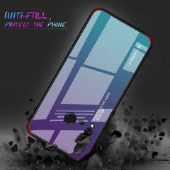 Gradient Color Glass Case, For Huawei Nova 4, For Huawei P30 Lite, For Huawei P30, For Huawei Y5 (2019)