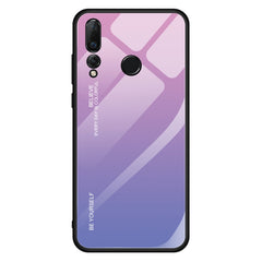 Gradient Color Glass Case, For Huawei Nova 4, For Huawei P30 Lite, For Huawei P30, For Huawei Y5 (2019)