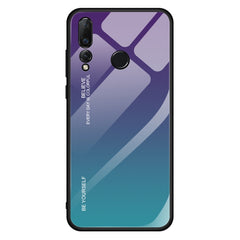 Gradient Color Glass Case, For Huawei Nova 4, For Huawei P30 Lite, For Huawei P30, For Huawei Y5 (2019)