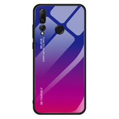 Gradient Color Glass Case, For Huawei Nova 4, For Huawei P30 Lite, For Huawei P30, For Huawei Y5 (2019)