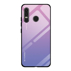 Gradient Color Glass Case, For Huawei Nova 4, For Huawei P30 Lite, For Huawei P30, For Huawei Y5 (2019)