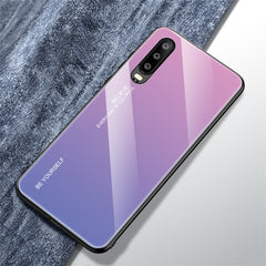 Gradient Color Glass Case, For Huawei Nova 4, For Huawei P30 Lite, For Huawei P30, For Huawei Y5 (2019)