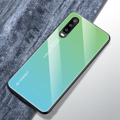 Gradient Color Glass Case, For Huawei Nova 4, For Huawei P30 Lite, For Huawei P30, For Huawei Y5 (2019)