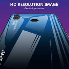 Gradient Color Glass Case, For Huawei Honor 8X, For Huawei Honor 10 Lite, For Huawei Nova 5i Pro