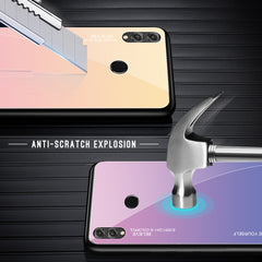 Gradient Color Glass Case, For Huawei Honor 8X, For Huawei Honor 10 Lite, For Huawei Nova 5i Pro