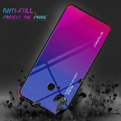 Gradient Color Glass Case, For Huawei Honor 8X, For Huawei Honor 10 Lite, For Huawei Nova 5i Pro, For OPPO F11 / A9