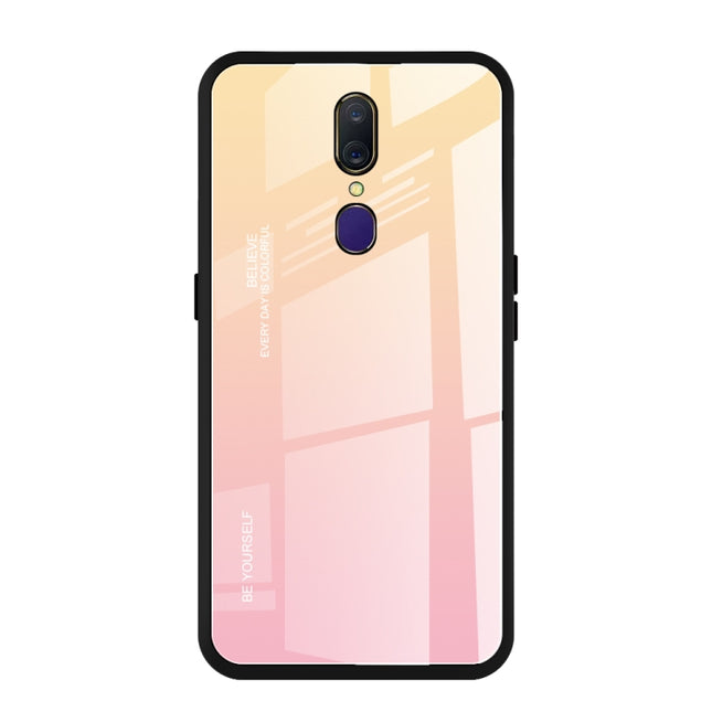 Gradient Color Glass Case, For Huawei Honor 10 Lite, For Huawei Nova 5i Pro, For OPPO F11 / A9