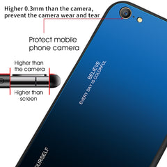 Gradient Color Glass Case, For OPPO A57 / A39, For OPPO Reno Z, For Galaxy A7 (2018), For Xiaomi Mi Max 3