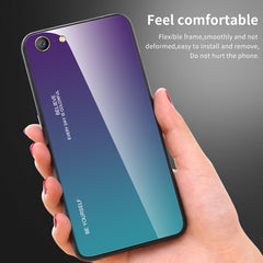 Gradient Color Glass Case, For OPPO A57 / A39, For OPPO Reno Z, For Galaxy A7 (2018), For Xiaomi Mi Max 3