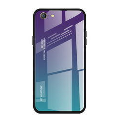 Gradient Color Glass Case, For OPPO A57 / A39, For OPPO Reno Z, For Galaxy A7 (2018), For Xiaomi Mi Max 3